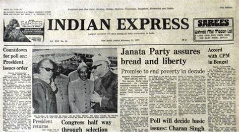 February 11, 1977, Forty Years Ago: Janata Manifesto | The Indian Express