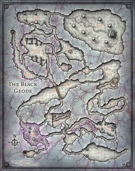 underdark map 5e - Google Search | Fantasy map, Dungeon maps, Map