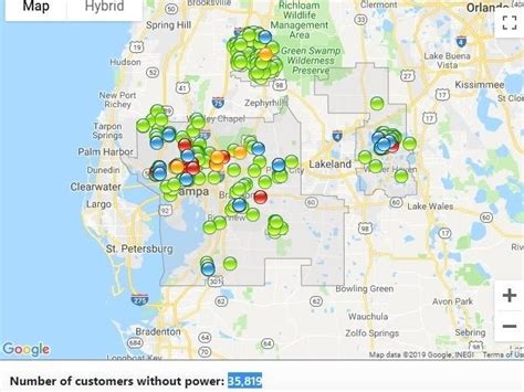 Tampa Electric Power Outage Map - Maping Resources