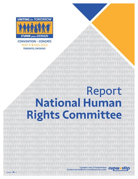 CUPW - 2023-04-21 - Report of the National Human Rights Committee (2023)