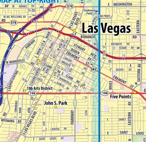 Las Vegas Metro Area Wall Map – American Map Store