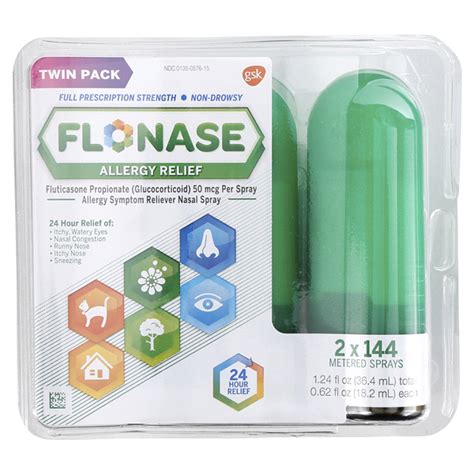 Flonase Nasal Spray 2 X 120ct Allergy Remedies | Meijer Grocery, Pharmacy, Home & More!