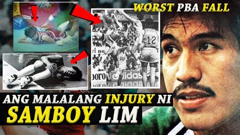 Ang DELIKADONG INJURY ni SAMBOY LIM noong 1989 | Ang WORST PBA INJURY ...