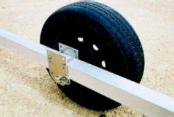 Boat Lift Accessories, Wheel Kit - Rubber Tire or Plastic Tire