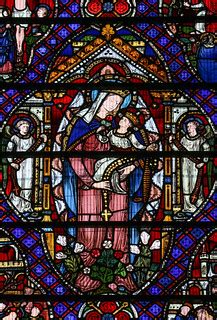 Our Lady of the Rosary stained glass | “You shall obtain all… | Flickr