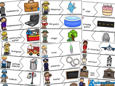 FREE Printable Puzzles - Community Helpers Activity