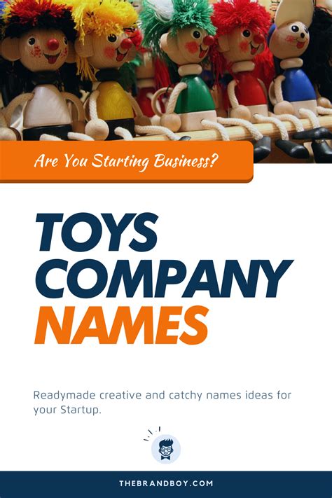 489+ Best Toys Company Names - theBrandBoy.Com | Catchy names, Company names, Cool toys