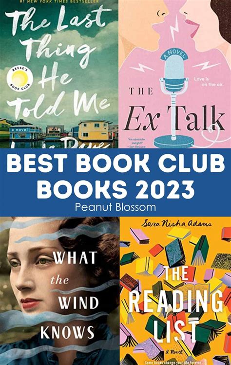 Best Book Club Picks 2023 - Peanut Blossom