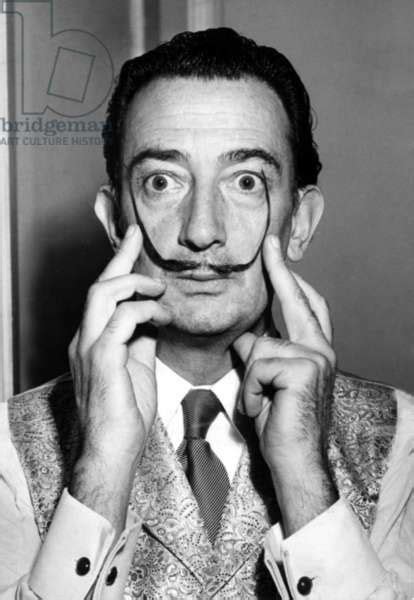 Salvador Dali, portrait c. 1953 (b/w photo) by Unknown photographer ...