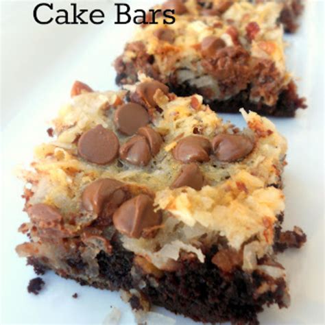 German Chocolate Cake Bars