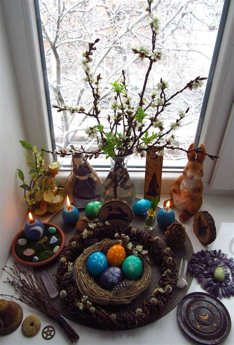 Ostara alter Witches Altar, Pagan Altar, Wiccan Crafts, Vernal Equinox ...