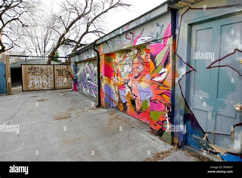 Kensington Market Toronto Graffiti Stock Photo - Alamy