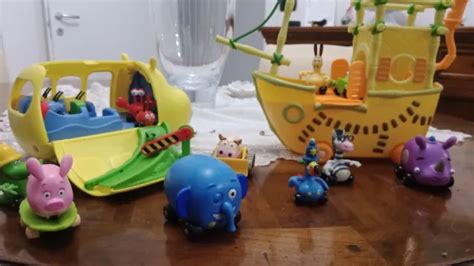 PLAYSET JUNGLE JUNCTION usato-In giro per la giungla -Personaggi, autobus e nave EUR 25,00 ...