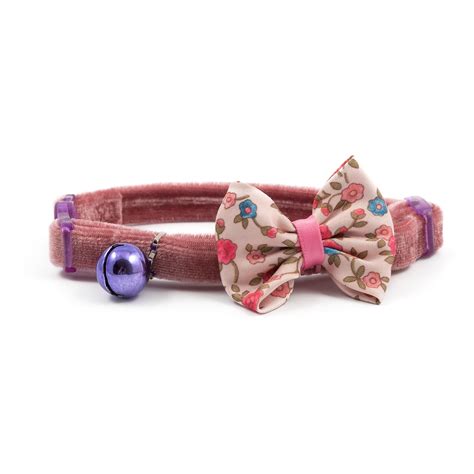 Vintage Pink Cat Collar with Bow - Pets Plus | Pet Shop Cork