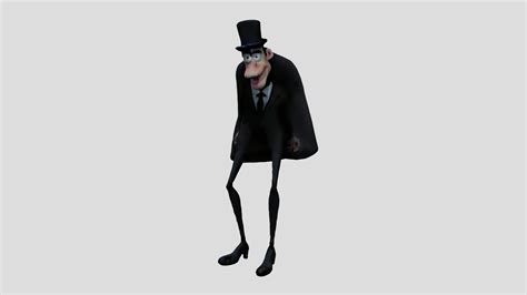 meet the robinsons bowler hat guy photo to 3D - Download Free 3D model ...