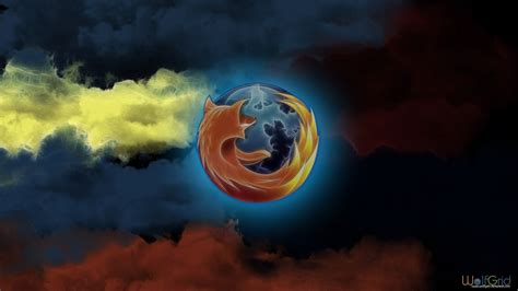 Blue and orange logo, Mozilla Firefox, logo, company, colorful HD ...