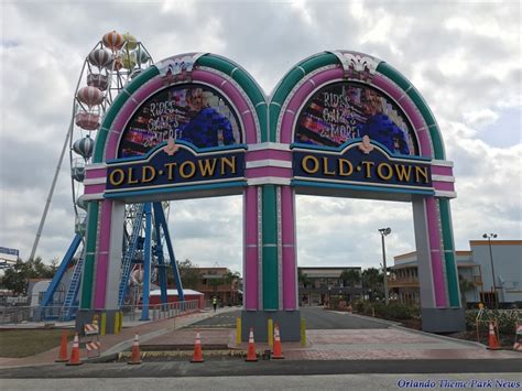 Old Town Update: New Ferris Wheel and Entrance Portal - Orlando Theme ...