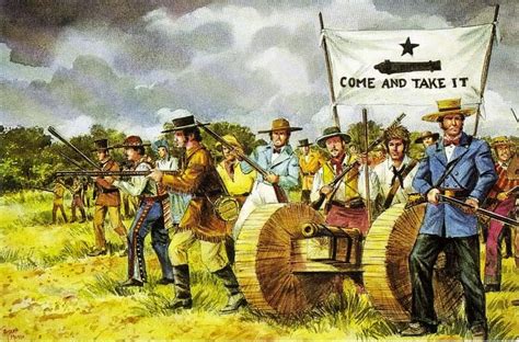 ELEGHOS... at history: Texas Revolution....Battle of Gonzales.....Molon labe