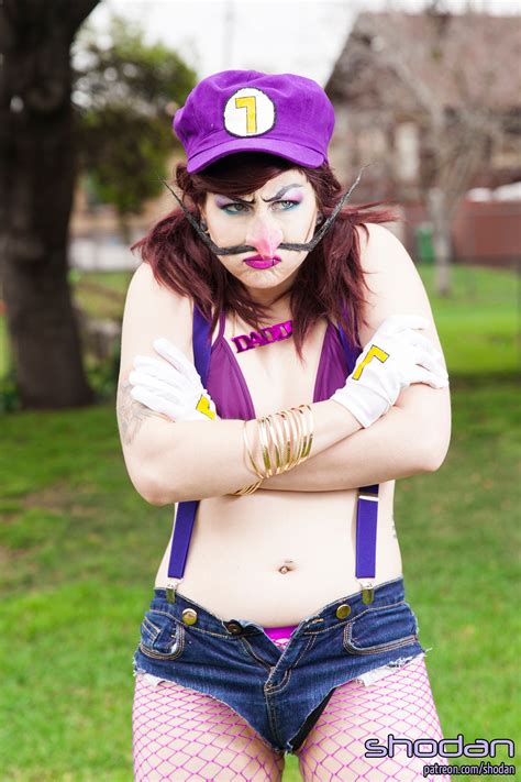 Sexy Waluigi Cosplay 8x10 Print - Etsy