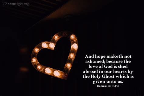 Romans 5:5 (KJV) — Today's Verse for Saturday, January 19, 2013