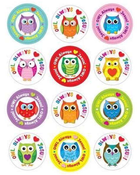 Owl Always Love Jesus! Stickers | 9781483805887 | Boeken | bol.com