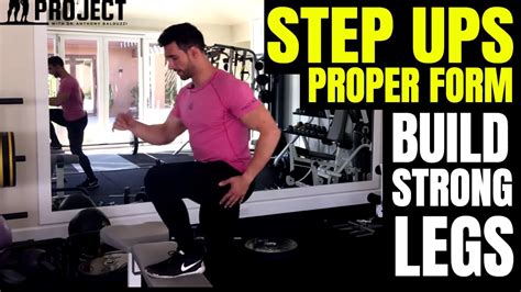 How To Do Step-Ups Properly - Great Exercise For Stronger Quads, Hamstrings & Glutes - YouTube