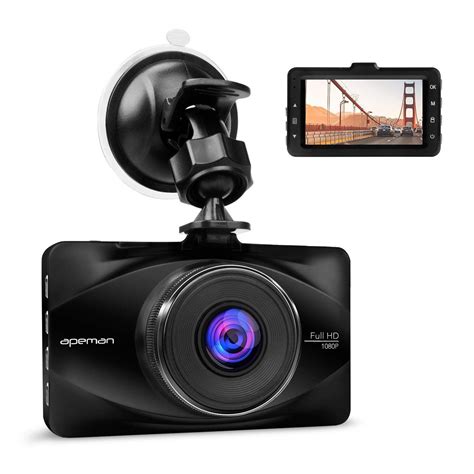 APEMAN Dash Cam Motion Detection 1080P FHD 3.0" Screen