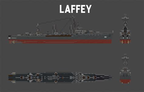 USS Laffey DD-459 Minecraft Map