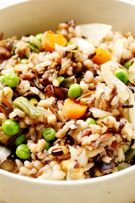 Hearty Whole Grain Rice with Roasted Vegetables - Grains and Legumes, Recipes - Divine Healthy ...