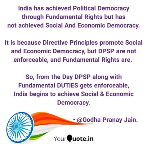 India has achieved Politi... | Quotes & Writings by Godha Pranay Jain | YourQuote