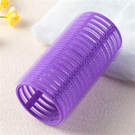 Self Grip Hair Rollers Curlers DIY Hairdressing Heatless Self-Adhesive Curling D | eBay