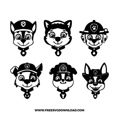 Paw Patrol free SVG & PNG cut files | Free SVG Download