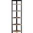 VASAGLE Corner Shelf Unit, 5 Tier Plant Stand, Free Standing Glass ...