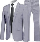 Allthemen Mens Suits 2 Piece Suit Slim Fit Wedding Dinner Tuxedo Suits for Men Business Casual ...