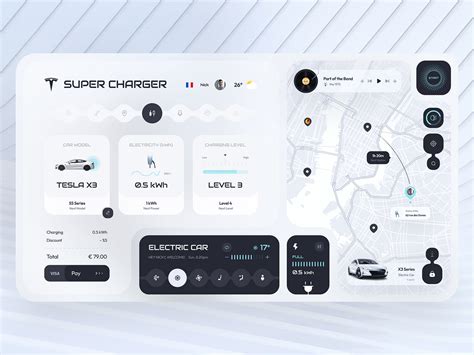 Browse thousands of Electric Car Dashboard images for design inspiration | Dribbble