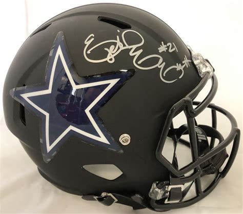 Ezekiel Elliott Signed Dallas Cowboys Full-Size Helmet (Beckett COA ...