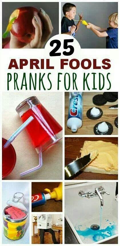 Pranks | Funny pranks for kids, April fools pranks, Pranks for kids