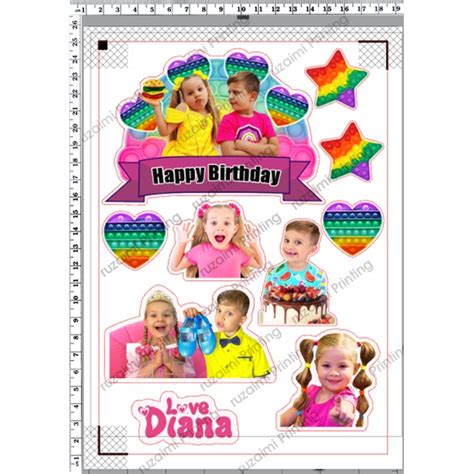 Diana And Roma Cake Topper 001 | Shopee Philippines