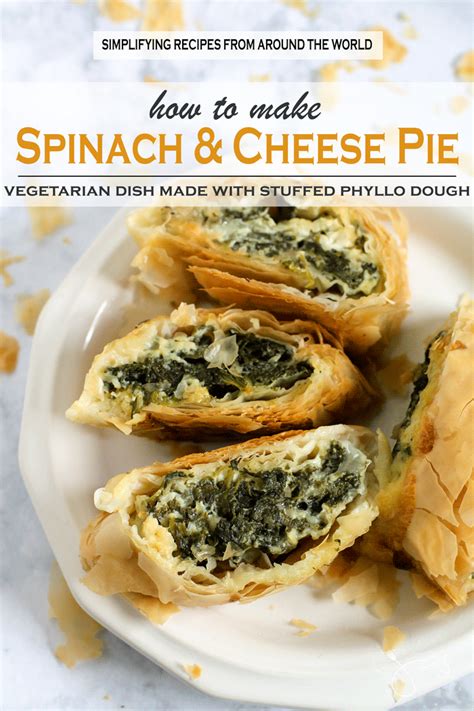 How to Make Spinach and Cheese Phyllo Pie