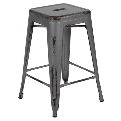 Backless Metal Bar Stools