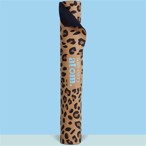 Leopard Print Yoga Mat with Anti-Slip Technology - Bioenergy Products