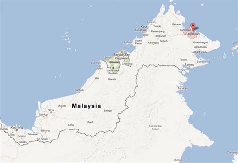 Sandakan Map - Malaysia