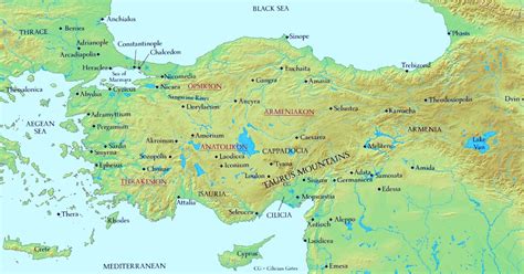 Anatolia Map | World Map 07