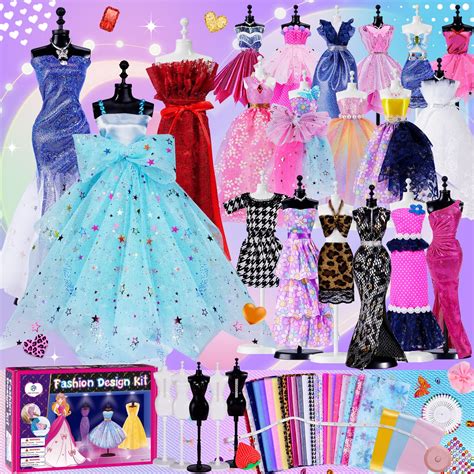 500+ Pcs Fashion Designer Kits with 5 Mannequins - Creativity Diy Arts ...