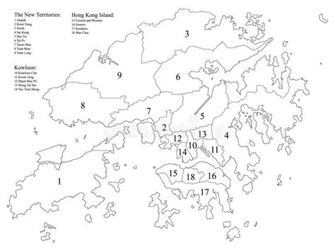 Map Of Hong Kong Districts