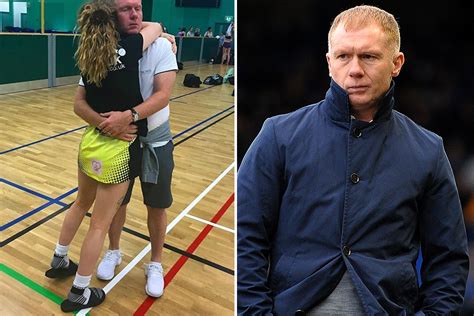 Man Utd icon Scholes tells daughter to ‘smash them about.. don’t be a cocky little s***’ as he ...