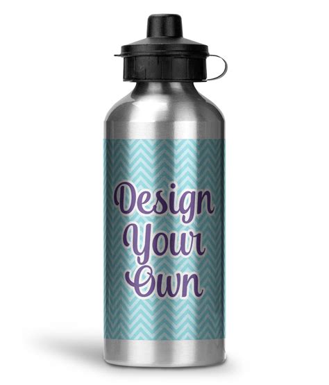 Design Your Own Personalized Water Bottle - Aluminum - 20 oz - YouCustomizeIt