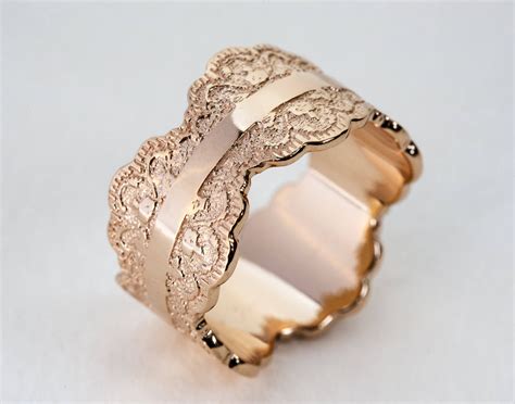 Rose Gold Wedding Band Rose Gold Band Womens Wedding Band