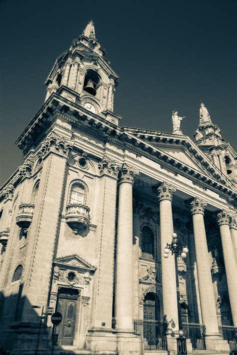 Cathedral at Valletta, Malta Stock Image - Image of exterior, malta: 58012055