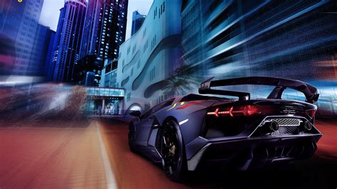 Download Night Car Wallpaper 4K PNG